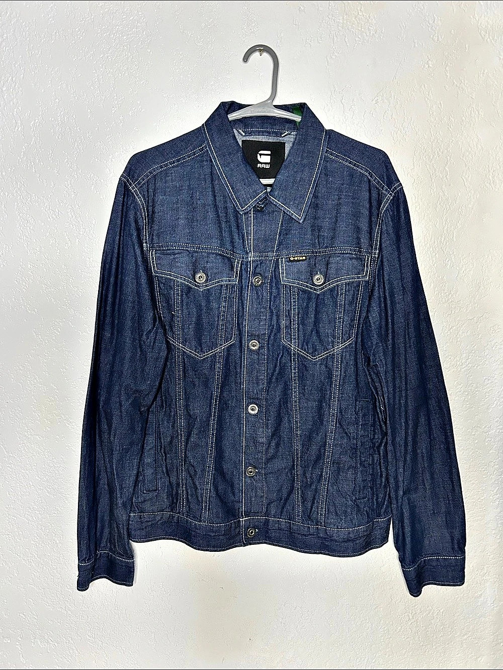 G-Star RAW Arc 3D Slim Denim Jacket Men's Blue Size Large